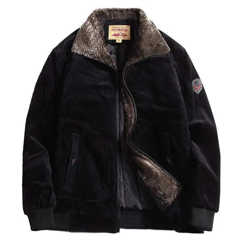 Drune | Herren Cordjacke Winter - Gemütliche Oberbekleidung