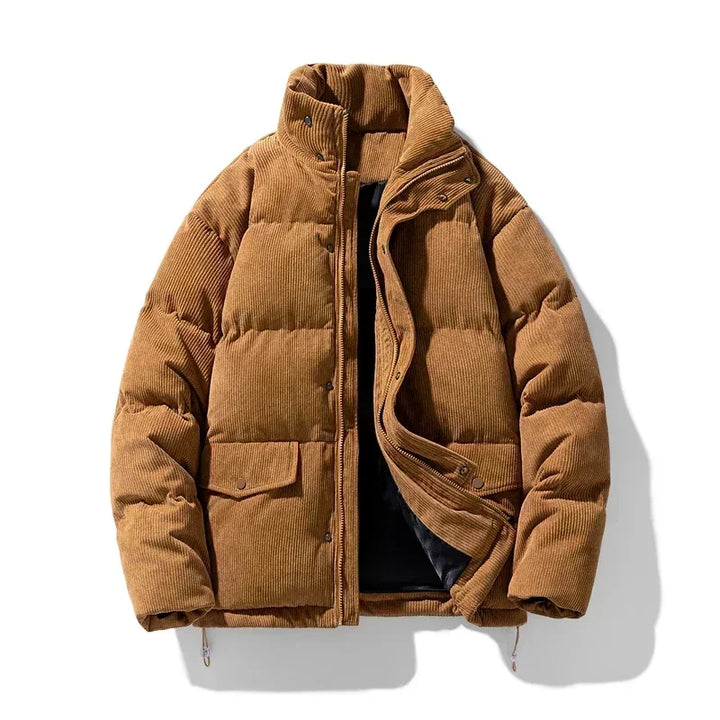 Drune | Trendige Winter-Cord-Steppjacke für Männer