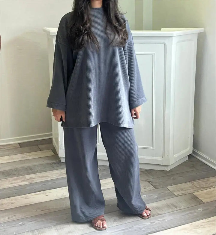 Drune | Komfort: Damen Corduroy Zweiteiler