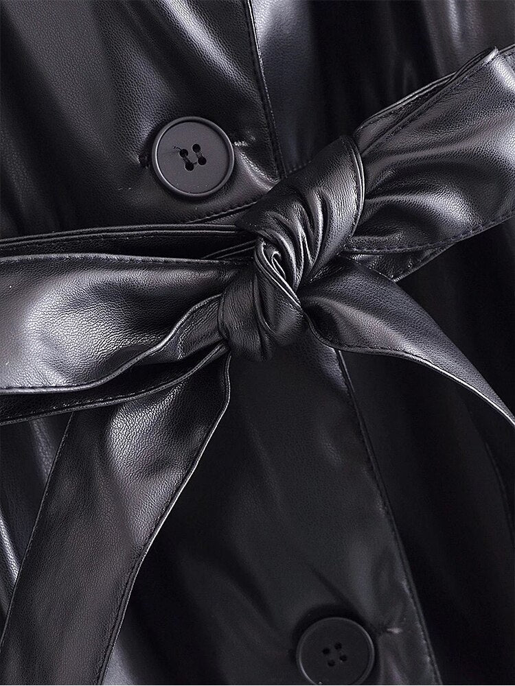 Drune | Imitationslederjacke für Damen