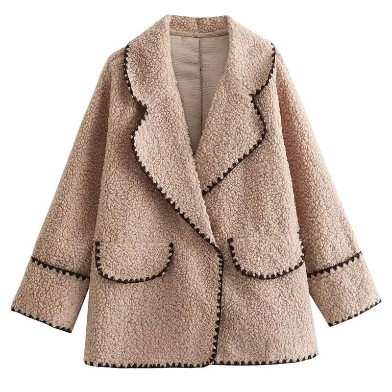 Drune | Stylische Strickjacke mit Lockerem V-Ausschnitt und Taschen