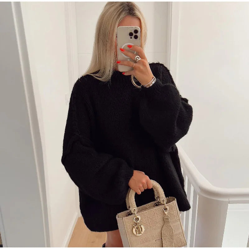 Drune | Weicher Oversized Strickpullover Für Damen