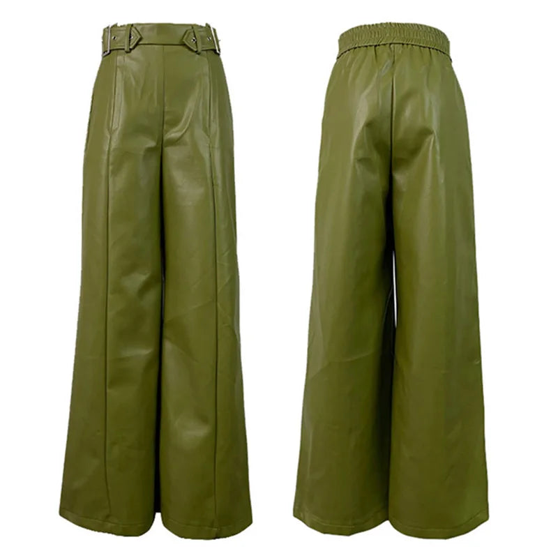Drune | Schlaghose mit hoher Taille für Streetwear