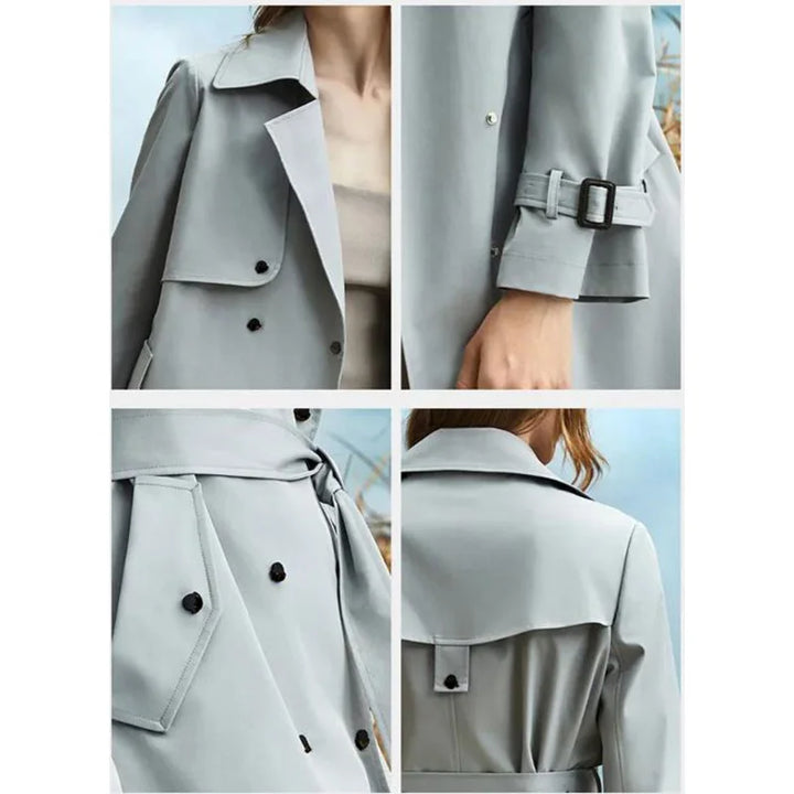 Drune | Winter-Trenchcoat mit Schnürung