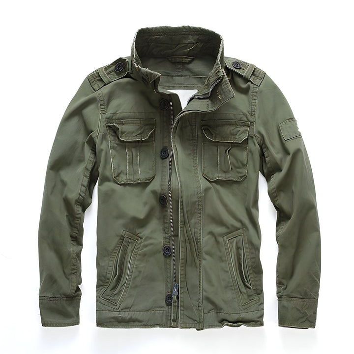 Drune | Scout Denim Cargo Jacke