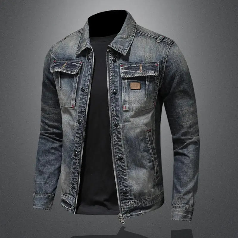Drune | Retro Jeansjacke