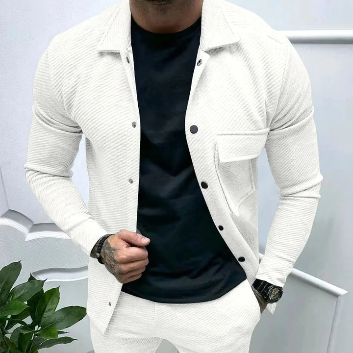 Drune | Klassische Leichtgewicht Shirtjacke Polyester Moderner Komfort