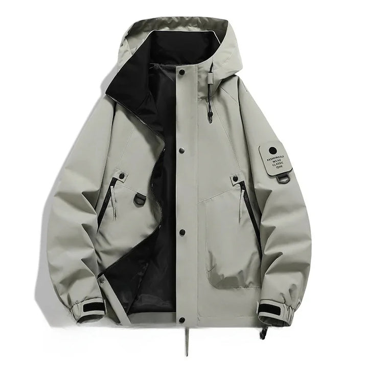 Drune Kapuzen-Windbreaker Jacke