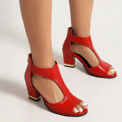 Drune | Sandalen Mit Orthopädischem Absatz