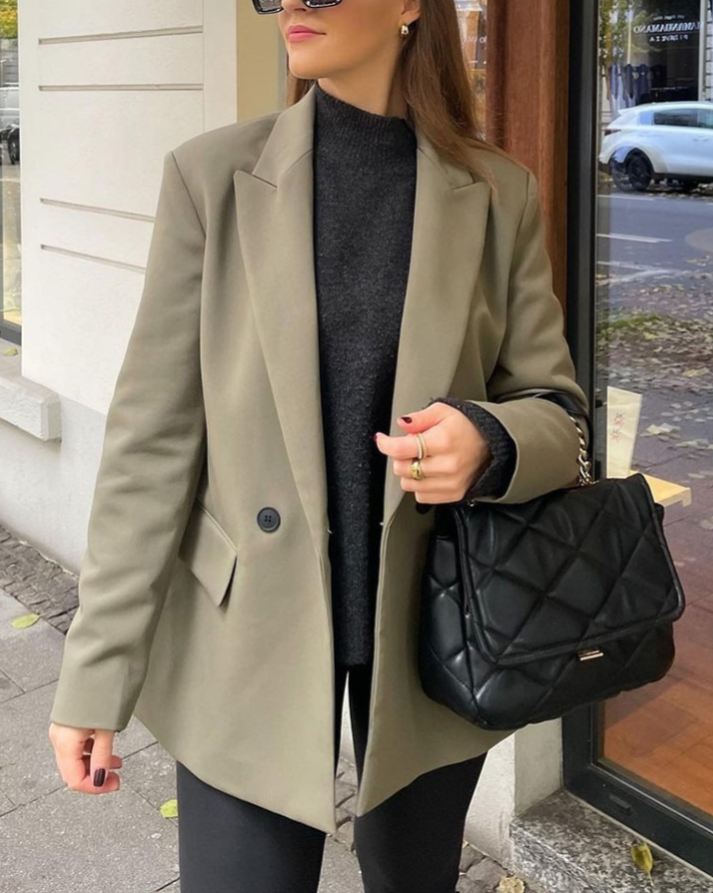 Drune | Eleganter Doppelreiher Blazer für Damen