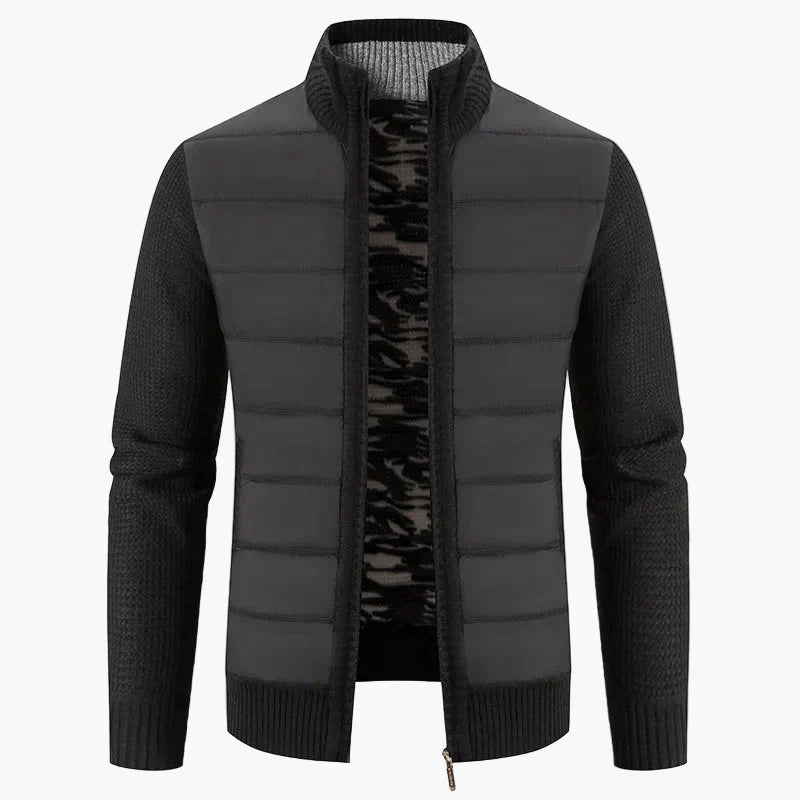 Drune | Stepp-Strickjacke mit Reißverschluss - Lässiger Urban Style für Alltag und Freizeit