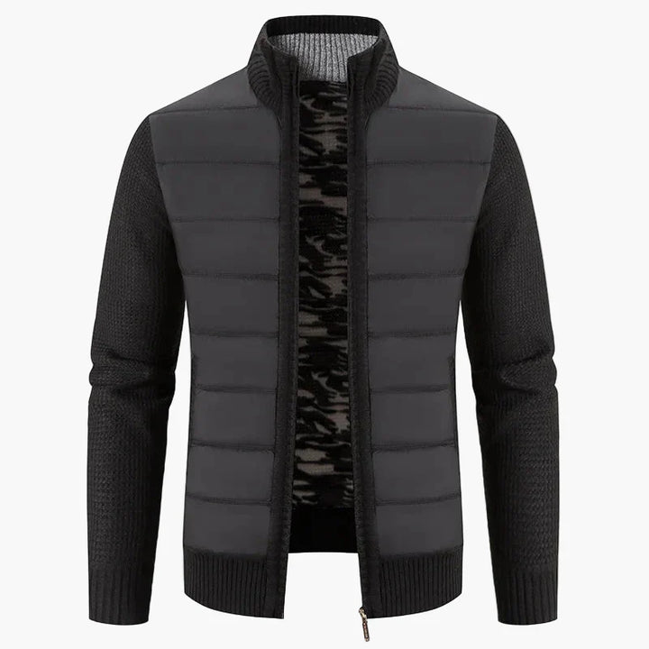Drune | Stepp-Strickjacke mit Reißverschluss - Lässiger Urban Style für Alltag und Freizeit
