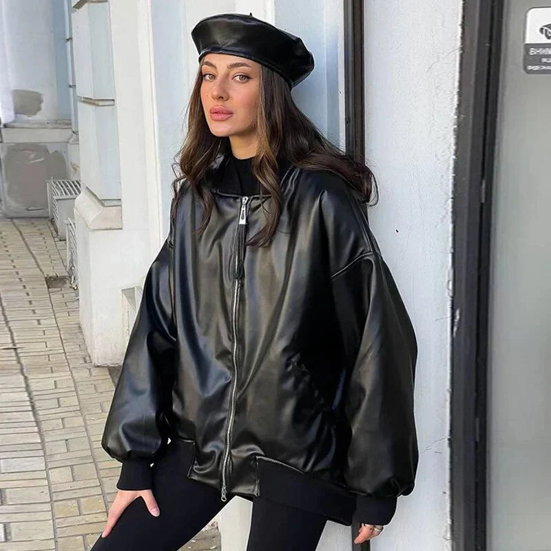 Drune | Lederjacke mit losem Motor