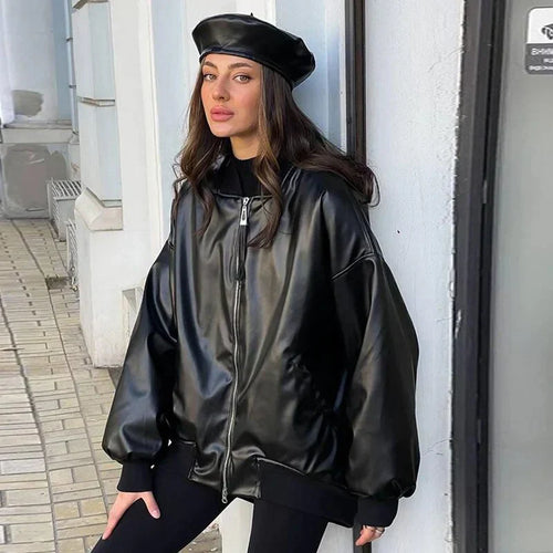 Drune | Lederjacke mit losem Motor