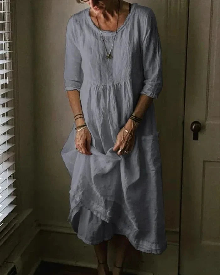 Drune | Oversize Kleid aus Baumwolle für Frauen
