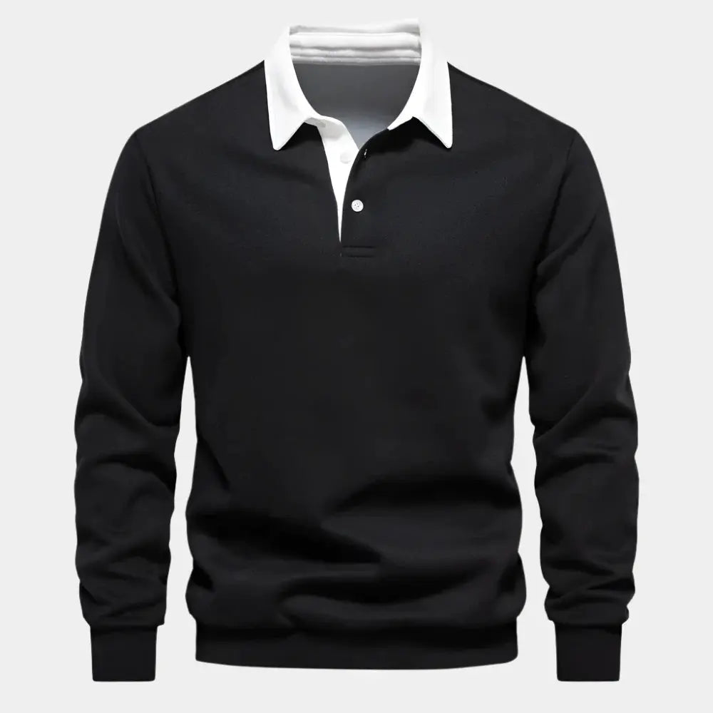 Drune | Langarm Polohemd