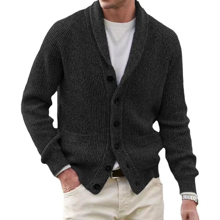 Drune | Strickjacke mit Knöpfen Wollmischung Klassisch und Komfortabel
