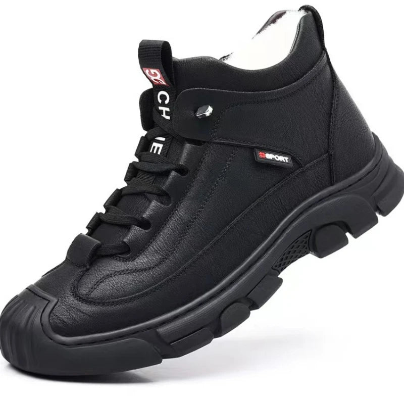 Drune | Schuhe Winterstiefel Mit Gefüttertem Innenraum Rutschfeste Gummisohle Schnürkomfort