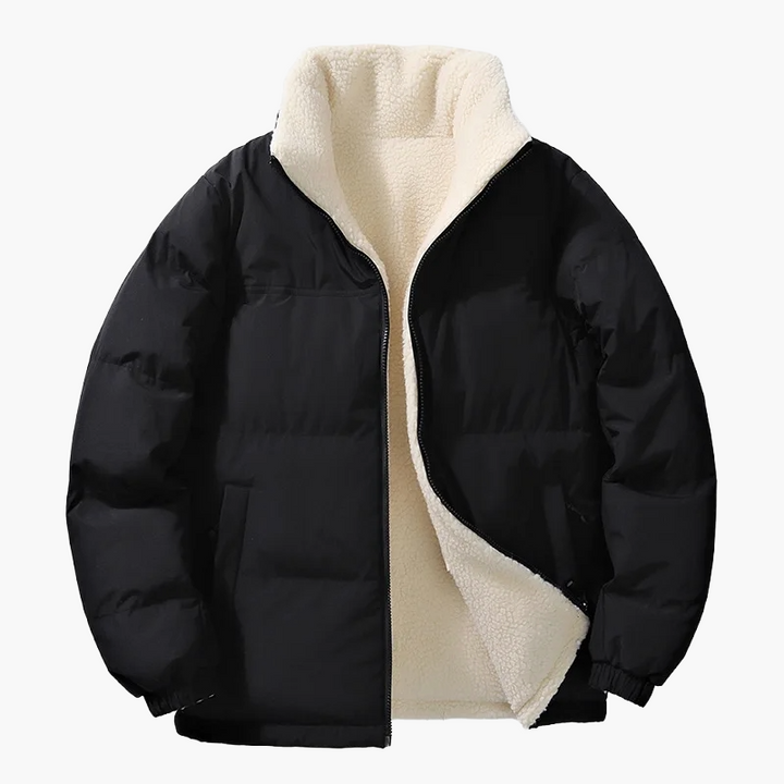 Drune | Winter Steppjacke mit Fleece-Innenfutter - Urban Freizeitjacke, Lockerer Schnitt, Warm, Ideal für Alltag & Outdoor
