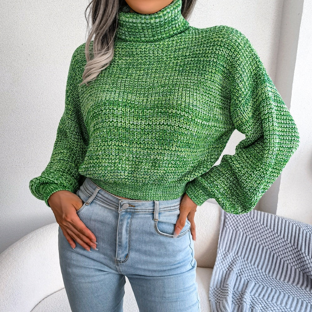 Drune | Chunky Strickpullover mit Hohem Kragen Warm und Komfortabel Lässiges Design