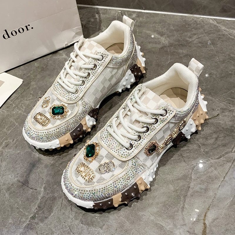 Damen Straßendiamant Schuhe Für Stylisches Tragen