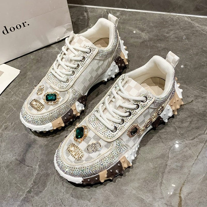 Damen Straßendiamant Schuhe Für Stylisches Tragen