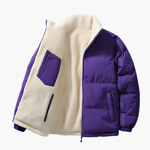 Drune | Winter Steppjacke mit Fleece-Innenfutter - Urban Freizeitjacke, Lockerer Schnitt, Warm, Ideal für Alltag & Outdoor
