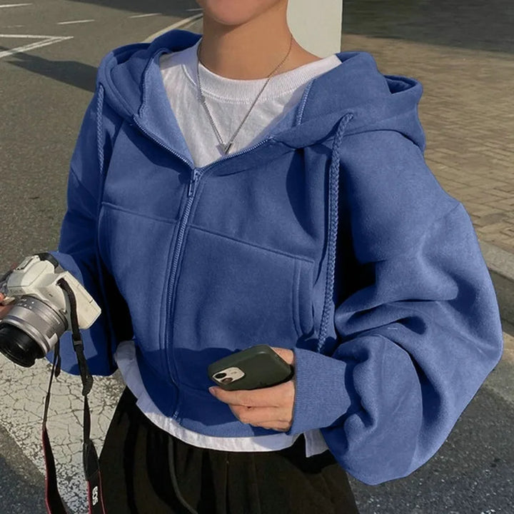 Drune | Klassische Gekürztes Sweatshirt für Frauen