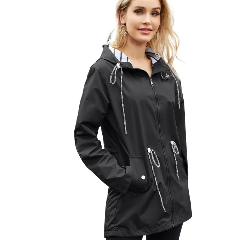 Drune | Wasserdichte Regenjacke Für Damen