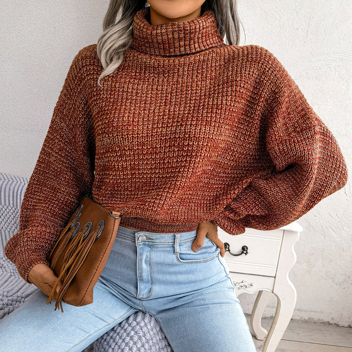 Drune | Chunky Strickpullover mit Hohem Kragen Warm und Komfortabel Lässiges Design