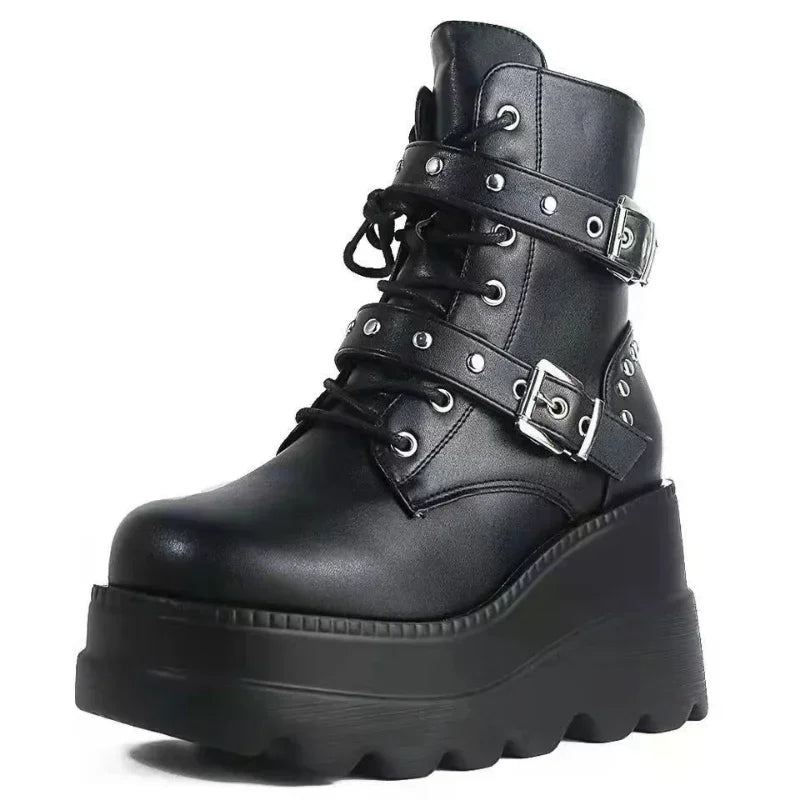 Drune | Mühelos Gothische Eleganz Stiefel