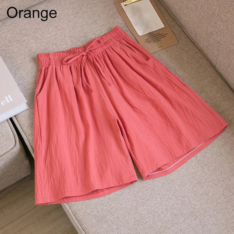 Drune | Baumwoll-Knie-Lange Shorts