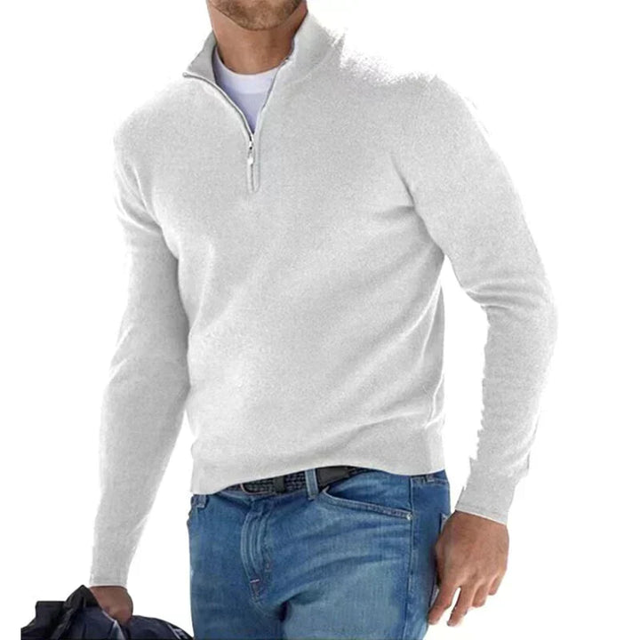 Drune | Polo - Modischer Reißverschluss-Pullover für Männer