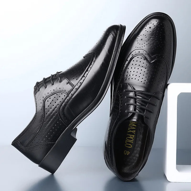 Drune | Bequeme Oxford Herren Business Anzug Schuhe