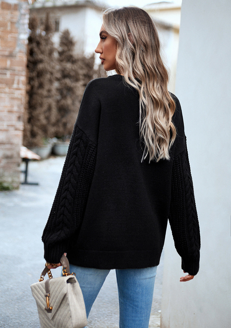 Drune - Pullover mit gestrickten Ärmeln