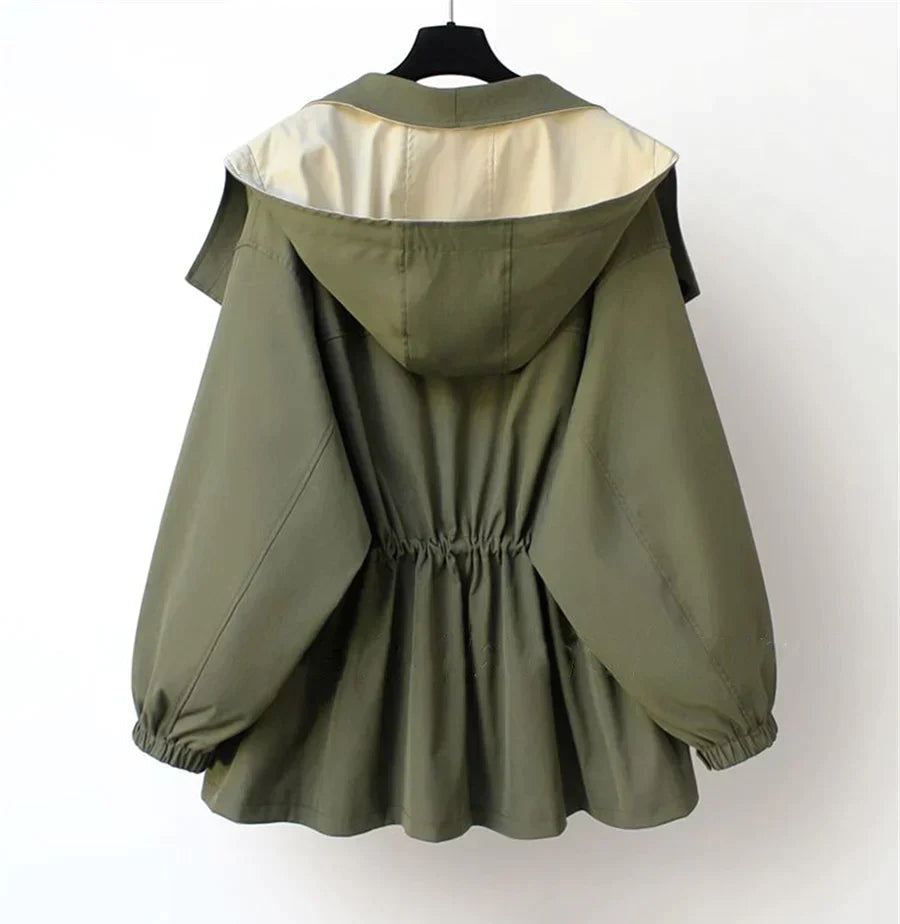 Drune - Mittellange Lockere Damenjacke