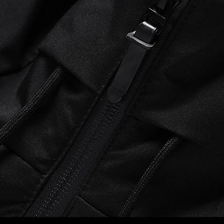 Drune | Kapuzen-Pufferjacke Gequiltete Winter-Pufferjacke