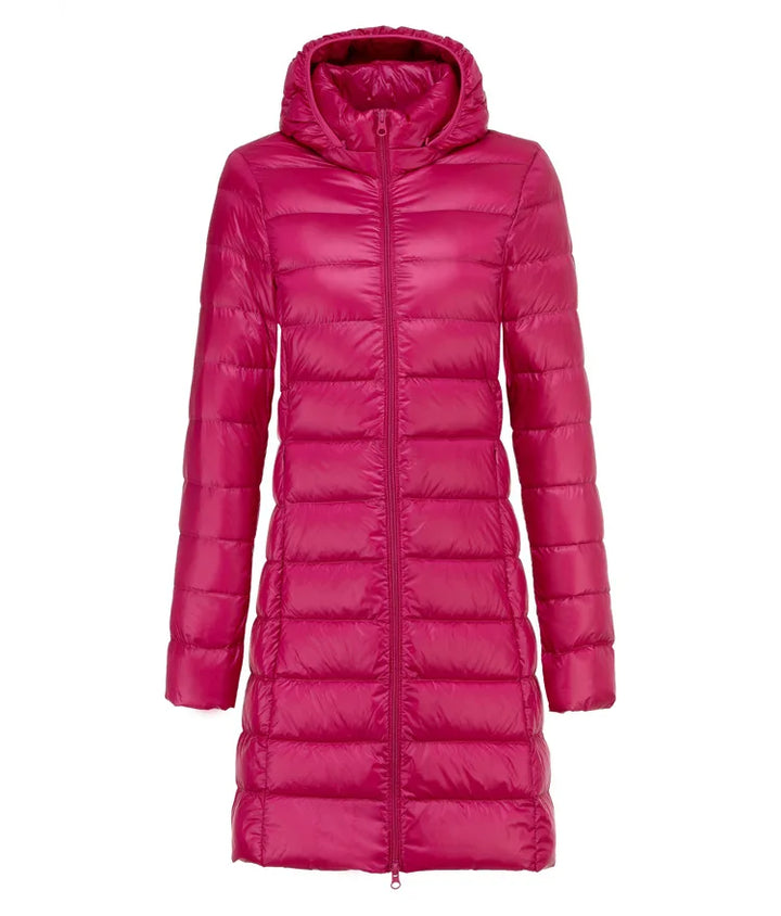 Drune | Lange Daunenjacke