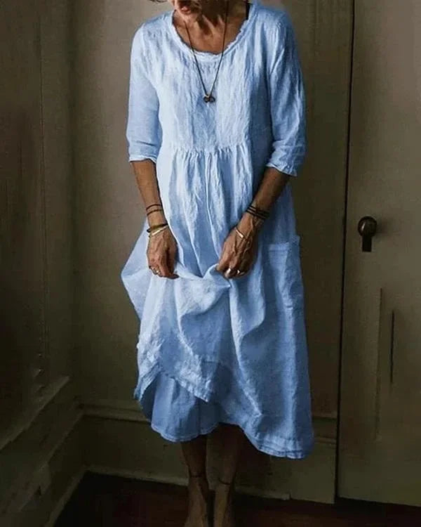 Drune | Oversize Kleid aus Baumwolle für Frauen
