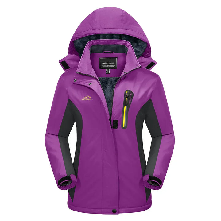 Drune | Damen Schneeski-Jacke mit Hoodie-Stil