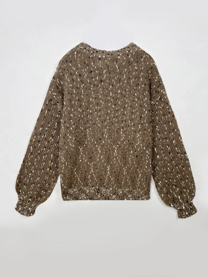 Drune | Lässiger Winterpullover mit Rundhalsausschnitt