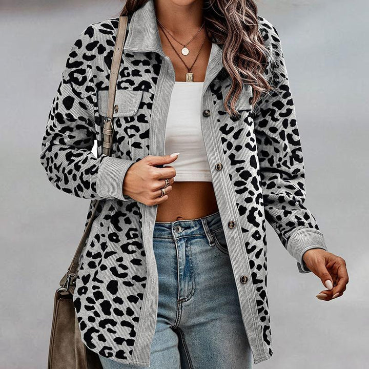 Drune | Gemusterte Luipaard Jacke Stil