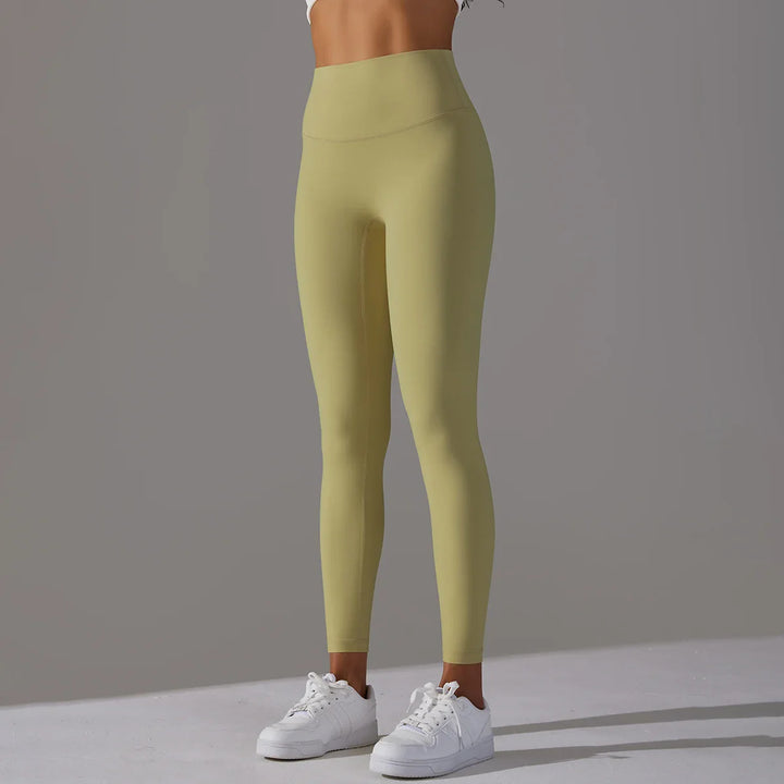 Drune | Atmungsaktive hohe Taille Yoga Leggings für Damen zum Sport, Laufen und Radfahren