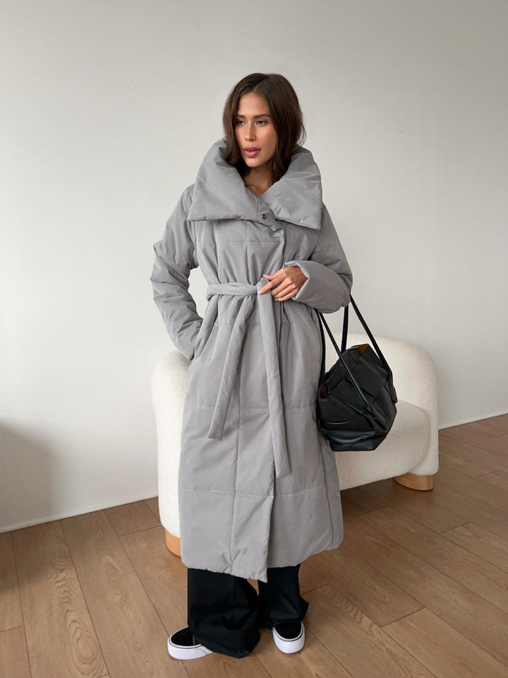 Drune | Eleganter Wintermantel mit breitem Kragen
