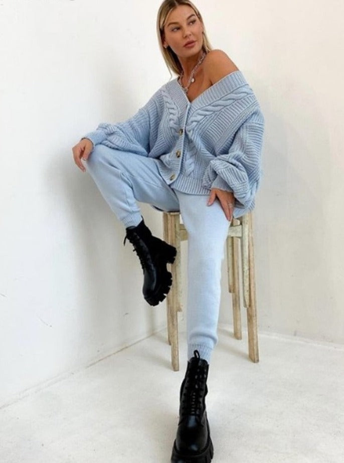 Drune | Bequemes 2-Teiliges Set für Frauen Weste und Hose
