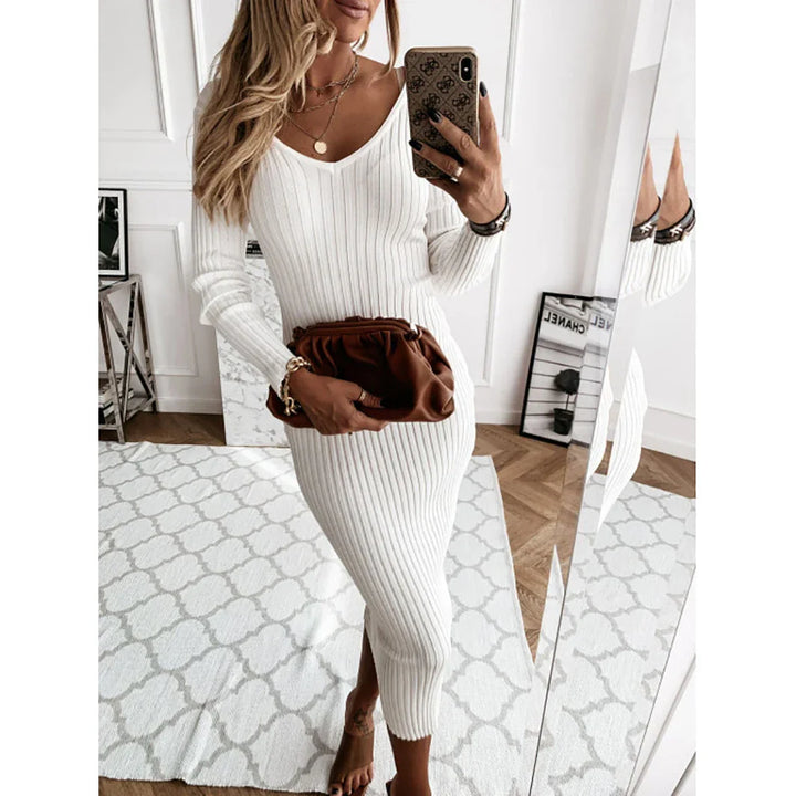Drune | Rippenstrickkleid für Frauen