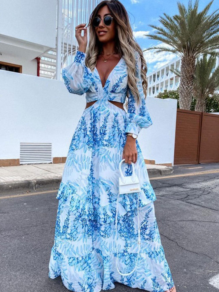 Drune | Elegantes Kleid mit Ausschnitt
