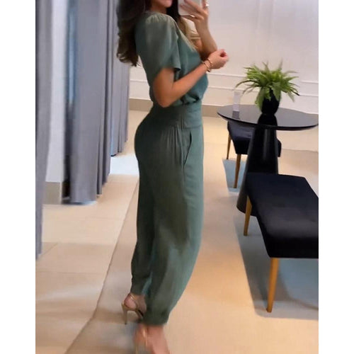 Drune | V-Ausschnitt Jumpsuit Für Damen