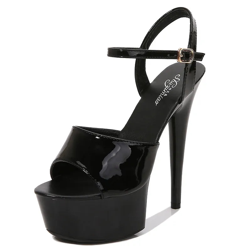 Drune | Linger Like A Tattoo Kiss Pump Sandalen