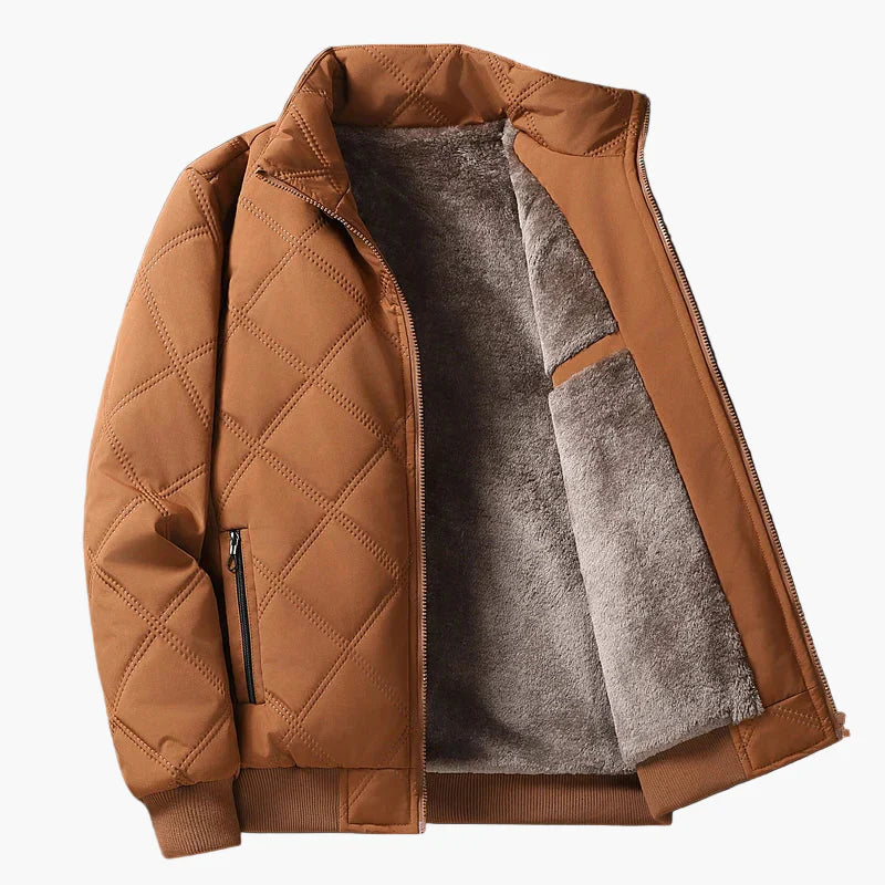 Drune | Winter Steppjacke mit Fleecefutter - Modische Outdoor Übergangsjacke für Alltag und Freizeit